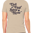 Load image into Gallery viewer, Live Fast Brew Slow T-Shirt