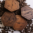 Load image into Gallery viewer, CWJ Wooden Coasters