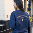 Load image into Gallery viewer, Navy Coffee Crewneck