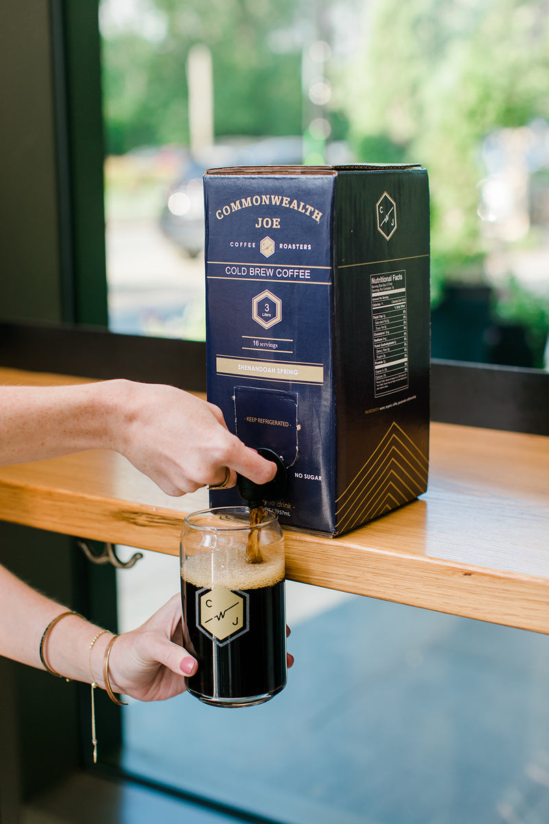 CWJ Boxed Cold Brew CafeQuality Cold Brew at Home Commonwealth Joe Coffee Roasters