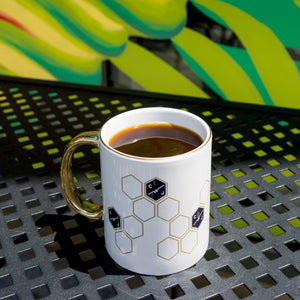 Gold Hex Mug