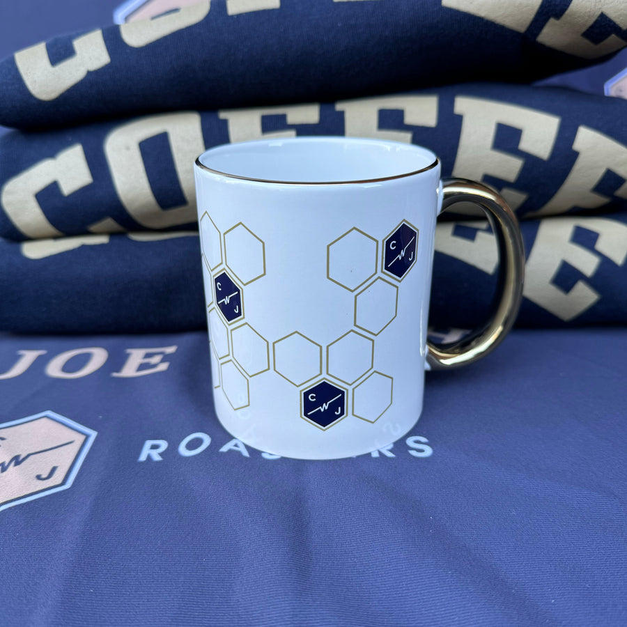 Gold Hex Mug