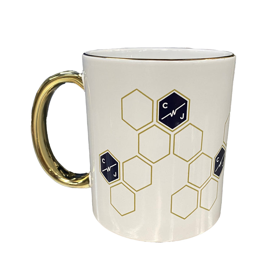 Gold Hex Mug